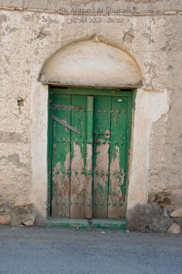 Old Wooden Door from Nizwa old mud houses