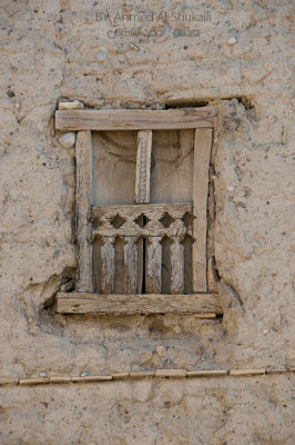 A window from Nizwa old mud houses