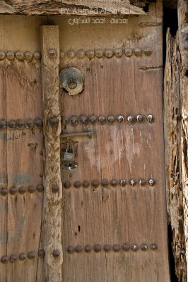 Old Wooden Door from Nizwa old mud houses