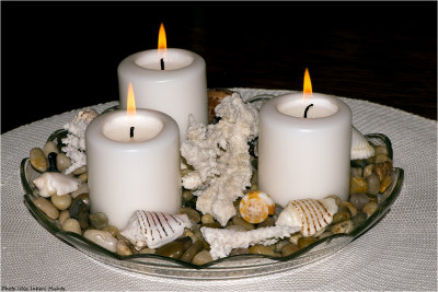 1/10 Kristinas nice candles and sea shells