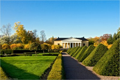 The orangerie and the Renaissance Garden at Botanical Garden