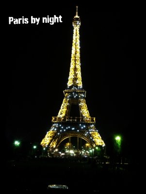 22/9 Lit up Eiffel-tower