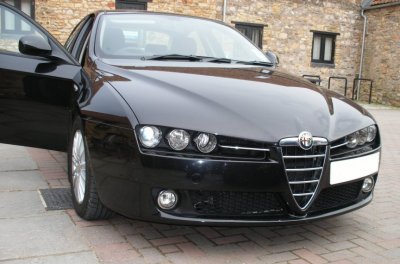 Black Alfa Romeo 159 57 Reg Front.jpg