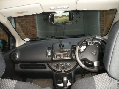 Nissan Note with reversing camera mirror 1.jpg