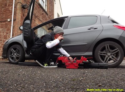 Steve working on Peugeot 308.STEVE BENHAM