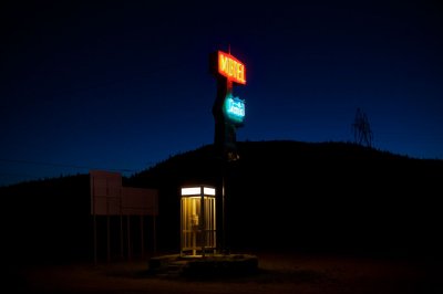 Lonely motel at Godbout