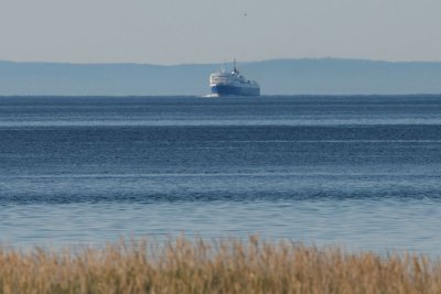 Ferry coming from Gaspe