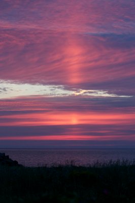 Pre-sunrise light at Cap-des-Rosiers