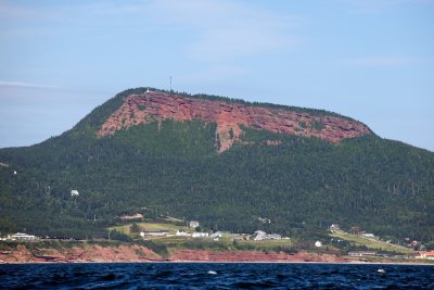 Mont Sainte-Anne over Perc, from the ferry