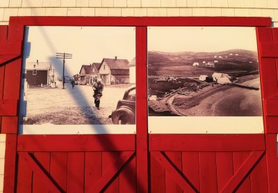 photos of old harbor at Cap-aux-Meules