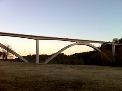 Natchez Trace Parkway overhead