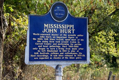 Mississippi John Hurt roadside sign