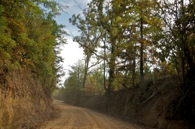 narrow road to Mississippi John Hurt homestead