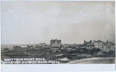 West from Point-Rock, Westport, Harbor. Mass. No. 549 (right side)