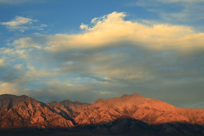 Morning Sunrise on Sierra Crest