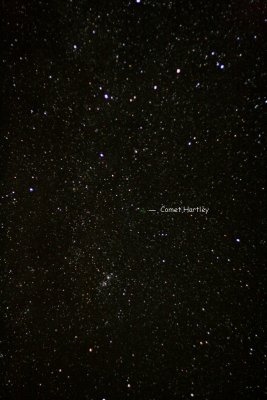 Comet 103P/Hartley and The Double Cluster in Perseus Oct 5, 2010