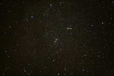 Comet Hartley Oct 6, 2010  approaching Perseus Double Cluster