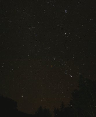 Orion, Pleiades, Haydes Moszaic