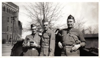 3 fellows soldiers from the 130th at Ft. Benning, GA