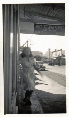 Unidentified Girl at Hawaiian Post Exchange