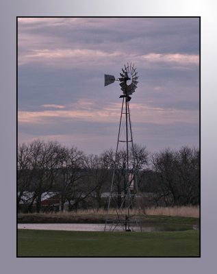 Windmill at Dusk Version 1