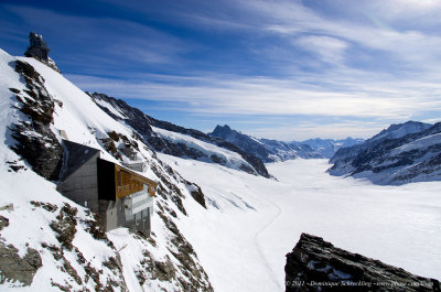View on Aletsch glacier