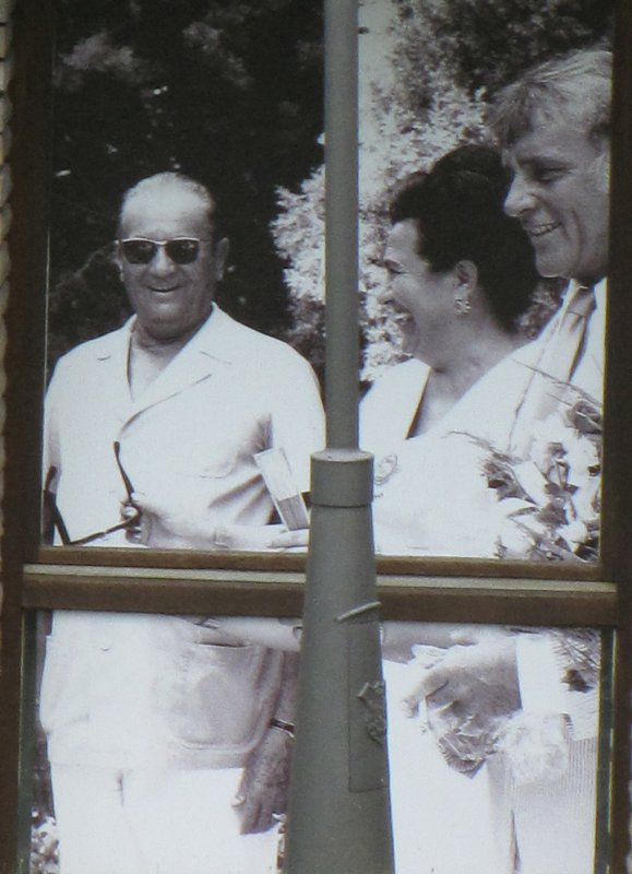 A photo of Tito and Richard Burton at Titos Memorial