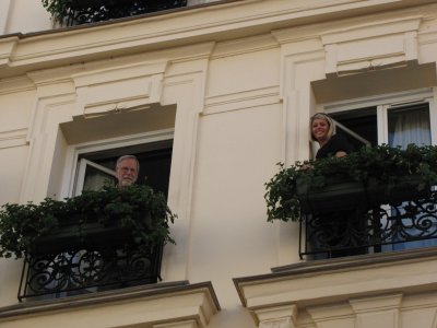 PARIS (looking out our hotel window)