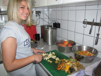 Preparing the diets at the Rare Species Conservation Centre, Sandwich