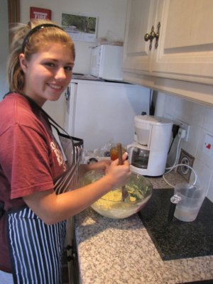 making cookies