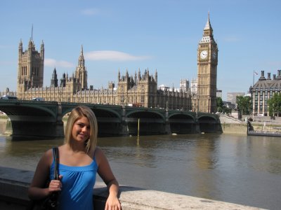Visiting the sights in London