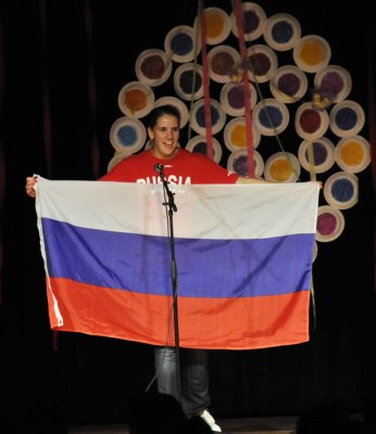 Flag Bearer at ISU International Night 2008 - Russia _DSC0723.jpg