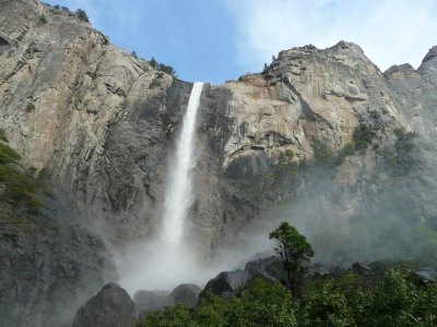 Bridal Veil Fall Yosemite with Little Panasonic Camera P1030606.JPG