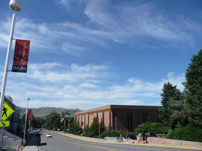 Pocatello Street Scene - MLK Blvd and ISU Eli Oboler Library P1040008.jpg