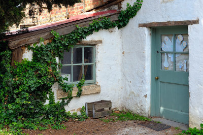 Cottage door and window