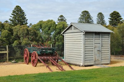 Wagon and shed