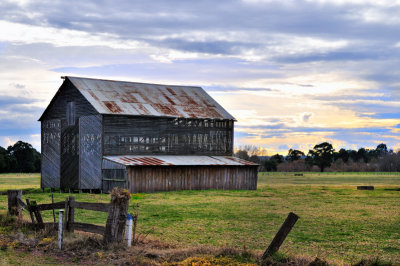Hay barn on Marlo farm ~