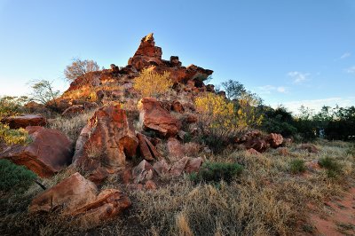 Rocky outback terrain