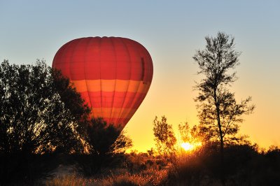 Balloon sunrise