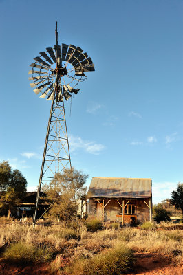 Windmill and shack