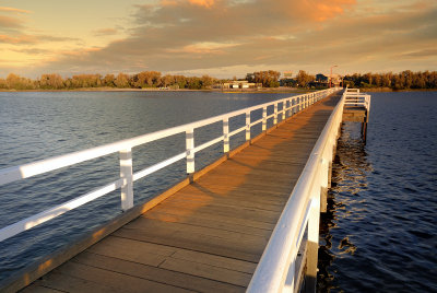 Jetty at dusk