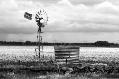 Windmill and water tank ~*