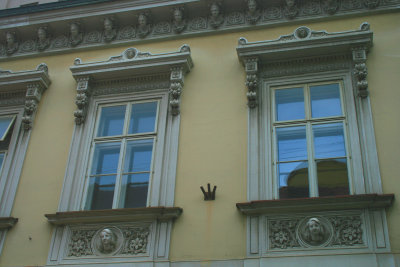cornice and window treatment, Tkalciceva Street, Gradec/Kaptol