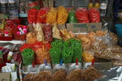 garishly colored junk food, Chapultepec Park
