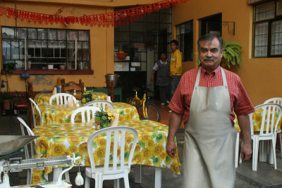 street food vendor, Xochimilco