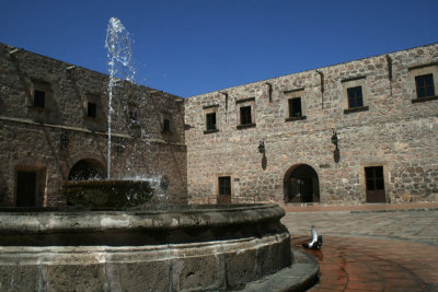 courtyard, Casa de la Cultura, Ex-Convento del Carmen, Morelia