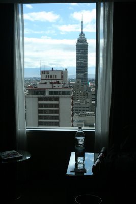Torre Latino America and water bottle