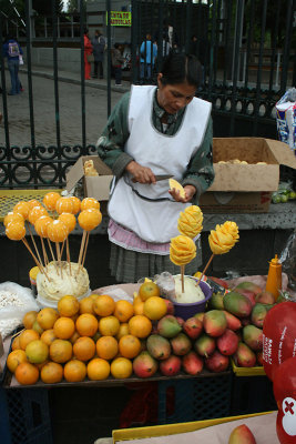 fruit vendor, Chapultepec Park