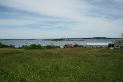 looking east over Casco Bay