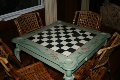 gaming table, Chebeague Island Inn